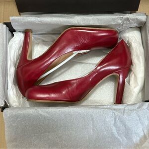 Bottega Veneta Red Leather Pumps